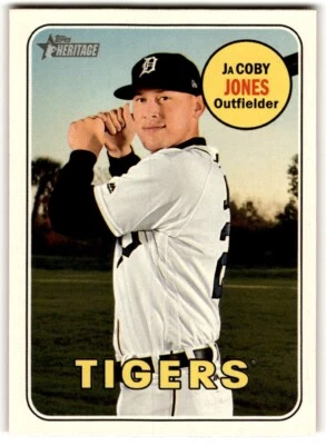 2018 Topps Heritage JaCoby Jones #636 Detroit Tigers - Image 1 of 2