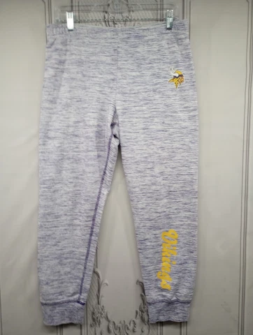 NFL Team Apparel Women's Minnesota Vikings Sweatpants Cover