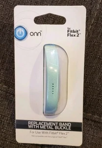 ONN* verstellbares FITBIT FLEX 2 Metallschnalle BAND Ersatz NEUWERTIG diagonale Linie 1b - Bild 1 von 2