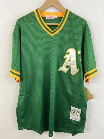 Reggie Jackson Oakland A’s Jersey Mitchell and Ness Size 52 Short Sleeve NWT Cover