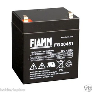 Fiamm FG20451 12V 4,5Ah Faston 4,8mm LC-R124R5P Genesis NP5-12FR MP4.5-12  - Imagen 1 de 1