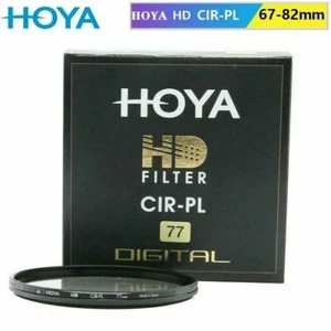 Hoya HD CPL CIR-PL 67mm-82mm Circular Polarizing Filter Coating for Camera lens