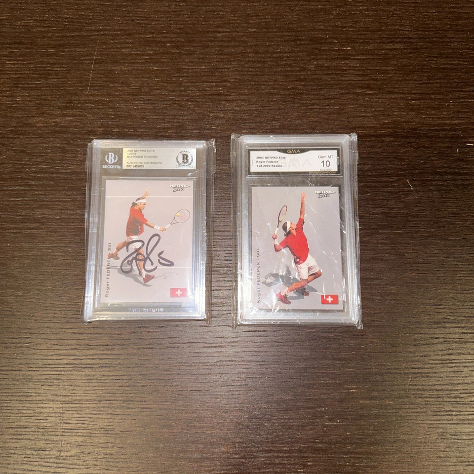 Roger Federer Rookie Cards (Autograph + 1/2000) (HIGHLY Possible PSA 10) 🎾 - Image 1 of 4
