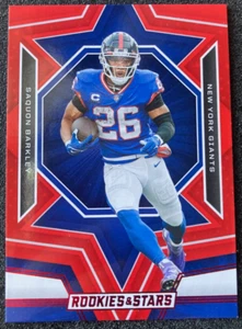 2023 Rookies and Stars #78 Saquon Barkley RED Parallel. Giants Eagles - Picture 1 of 2