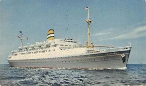 Postcard Ship: S. S. Maasdam, Holland America Line, Posted 1953, Cruise Ship - Picture 1 of 2
