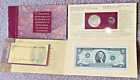 1993 THOMAS JEFFERSON Coin and Currency Set - 90% Silver Dollar