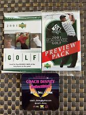 Upper Deck SP Authentic Golf 2001 Card Pack (4 Cards)
