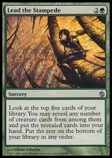 Magic the Gathering MTG Lead the Stampede (82) Mirrodin Besieged   NM