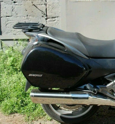 HONDA NT 700 V NT700 REAR RACK BLACK MOTORCYCLE ACCESSORIES BIKE BIKER GIFT - Image 1 of 3