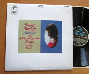 SCX 6132 Judith Raskin Sings Mahler & Mendelssohn Songs EMI Columbia EX - Picture 1 of 5