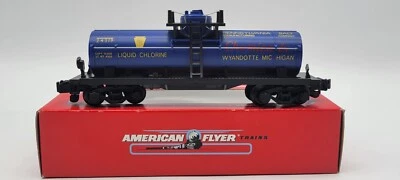 S-Gauge American Flyer 6-48402 Penn Salt Liquid Chlorine Tank Car - LNIB - Image 1 of 4