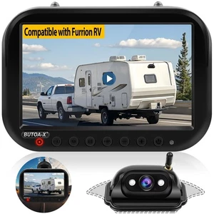 Wireless Backup Camera for Furrion RV: 7-Inch HD 1080P, Plug-Play, Night Visi... - Bild 1 von 7