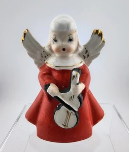 Mid Century Weihnachtsengel Spielinstrument Vintage 50er Jahre Japan 4,5" - Bild 1 von 12