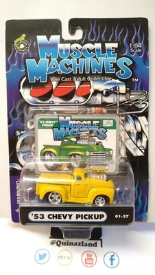 Muscle Machines '53 Chevy Pickup giallo (NG52) - Immagine 1 di 2