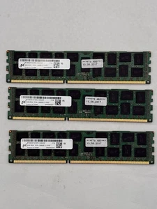 Micron MT36KSF1G72PZ-1G6K2HF 8GB DDR3 RAM ECC PC3L-12800R 2Rx4 Memory (Lot 3) - Picture 1 of 2