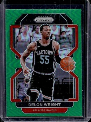 2021-22 Prizm Delon Wright Green #57 Hawks - Image 1 of 2