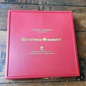 1985 Jingle Bells Ornament Georg Jensen w/ Box And Ribbon Jeanne Grut - Bild 1 von 8