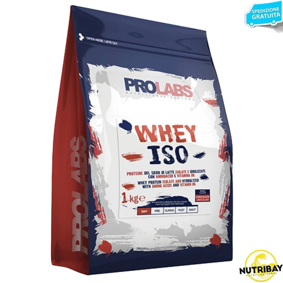 PROLABS WHEY ISO  - 1 kg PROTEINE ISOLATE IDROLIZZATE - Immagine 1 di 1