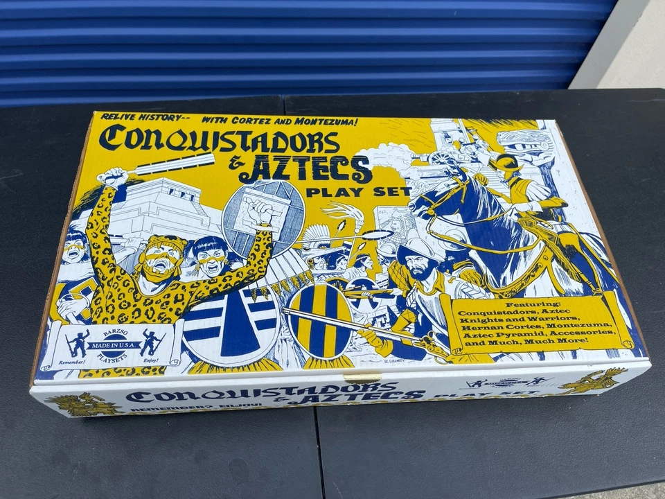 Barzso Conquistadors & Aztecs Playset Rare VHTF Complete - Never Opened ! - Image 1 of 4