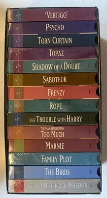 The Alfred Hitchcock 100 Collection Centennial Celebration 14 VHS Big Box Set - Image 1 of 4