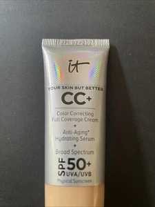 It Cosmetics CC Color Correcting Full Coverage Cream Serum Spf50 Medium - Picture 1 of 2