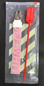 OFF-WHITE Schlüsselanhänger Schlüsselband Industrie Verschluss rosa - Bild 1 von 1