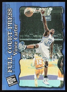 Vince Carter 1998 Press Pass Authentics Full Court Press #FP4 - North Carolina - Picture 1 of 2