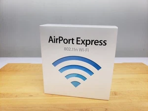 Apple Airport Express A1264 54 Mbps 10/100 Wireless Router (MB321LL/A) Orig. Box - Picture 1 of 5