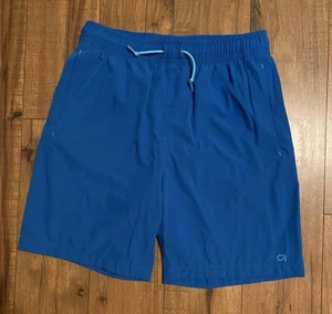 #1024 Gap Fit Youth Swim Shorts XL (12) Husky Blue W/Mesh Lining 3 Pockets - Picture 1 of 11