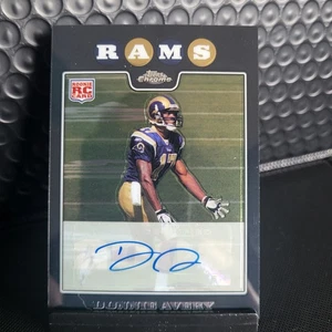 π 2008 Topps Chrome Donnie Avery Rookie Auto RC #TC204 St. Louis Rams π - Picture 1 of 3