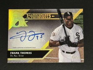 FRANK THOMAS 2024 TOPPS FIVE STAR ARGENTO FIRME AUTO #ed 7/15 - Foto 1 di 14
