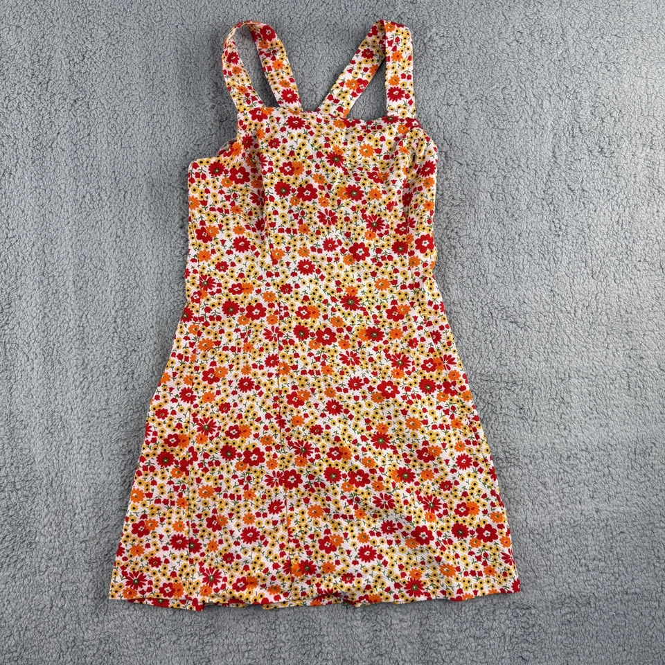 Vestido Solero Floral Vintage Esprit Niñas 11/12 Hecho en EE. UU. Años 90 Foto 1 de 4