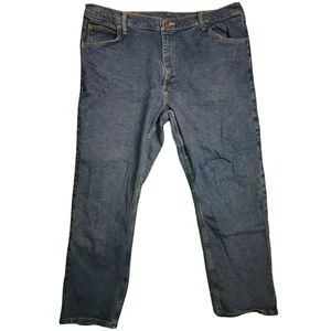 Wrangler Men’s Jeans Sz 42x30 Blue 1097FXVMD Regular Fit Straight Leg Med. Wash - Picture 1 of 8