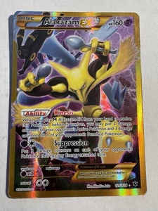 Alakazam EX Fates Collide Holo Secret Rare Card 125/124 Full Art HP - Picture 1 of 3