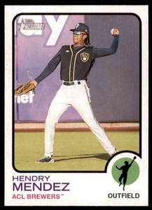 2022 Heritage Minor League #161 Hendry Mendez NM-MT