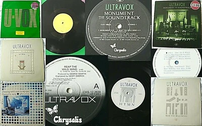 5 X 'ULTRAVOX' 12" VINYL 45 RPM  RECORDS - ALL 5 IN EXCELLENT CONDITION Foto 1 de 4