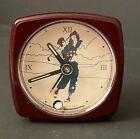 Vintage Golf Desk Clock Made in Germany Gamecock Works Battery Not Include