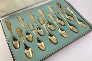 Canada Provincial Souvenir Spoons Oneida Silversmiths Centennial EE519 - Picture 1 of 13