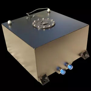 40 Litre Fuel Cell/tank With Level Sender Unit, Polished Aluminium - Picture 1 of 6