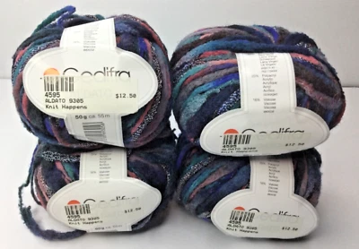 Gedifra Aldato Yarn 4 球 60 码 Ea 停产多色 — 第 1/4 张图片