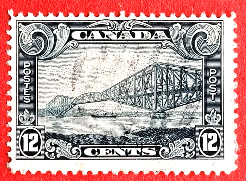 Канадская марка 156 «Квебекский мост» б/у - Изображение 1 из 1