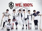 100% 100 PERCENT [WE, 100%] 1st Single Album CD+PhotoBook K-POP SEALED