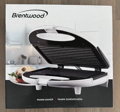 Brentwood 750w Electric Non-Stick Grill And Panini Maker.  TS-245 - Image 1 of 4