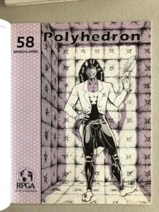 TSR RPGA Polyhedron Magazine #58 w/ mailing cover The Legacy AD&D Adventure - Picture 1 of 1
