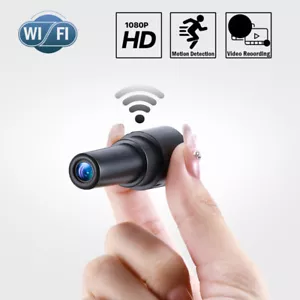 Mini Hidden Wireless Nanny Camera Wifi IP Home Security 1080P HD NightVision Cam - Picture 1 of 14