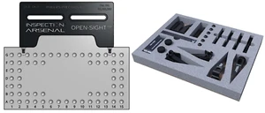 34 piezas. Kit básico de sujeción de trabajo Open-Sight™ Vision con placa de 8" x 4" + riel de 6" - Imagen 1 de 2