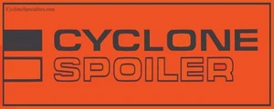 MERCURY CYCLONE SPOILER Competition Orange Garage Banner Sign (Large 2'x5') - Picture 1 of 4