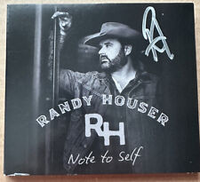 RANDY HOUSER " Note To Self " Autographed CD Signed