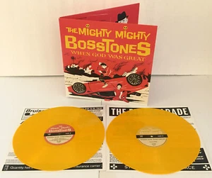 MIGHTY MIGHTY BOSSTONES when god was 2Lp YELLOW Vinyl DOUBLE Record - Picture 1 of 3