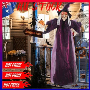 HALLOWEEN Life Size Talking Witch Animated Spooky Animatronic Witch Scary Decor~ - Picture 1 of 16